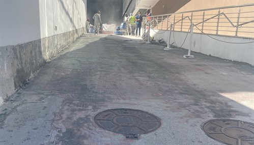 Imagem interna_Impermebealização de rampa de veículos_Sistema Vulkem_03